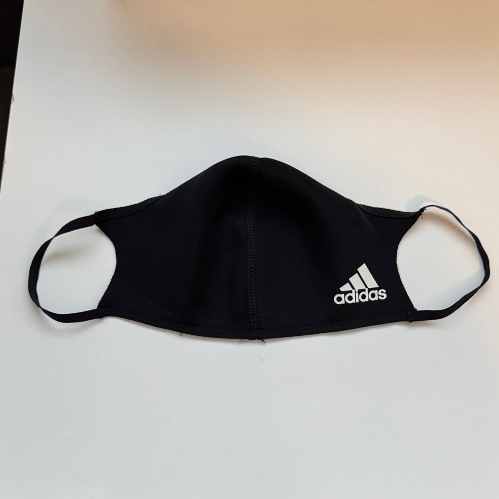 ✨3/$10 Adidas Face Mask Black OSFA Resuable Eco-Friendly
